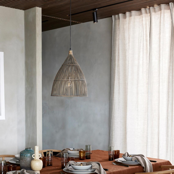 Preview: Sunshine Leinenvorhang in Oatmeal